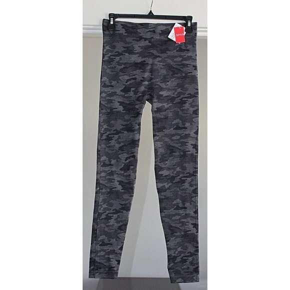 New w/Tags - Spanx Look At Me Now Seamless Leggings in Heather Camo, Large - Picture 6 of 10